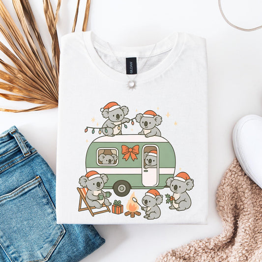 Koala Christmas Shirt, Australian Animals Tee, Matching Family Aussie Christmas T-Shirt, Funny Christmas Shirts, Cute Koala Gifts, Xmas Gift