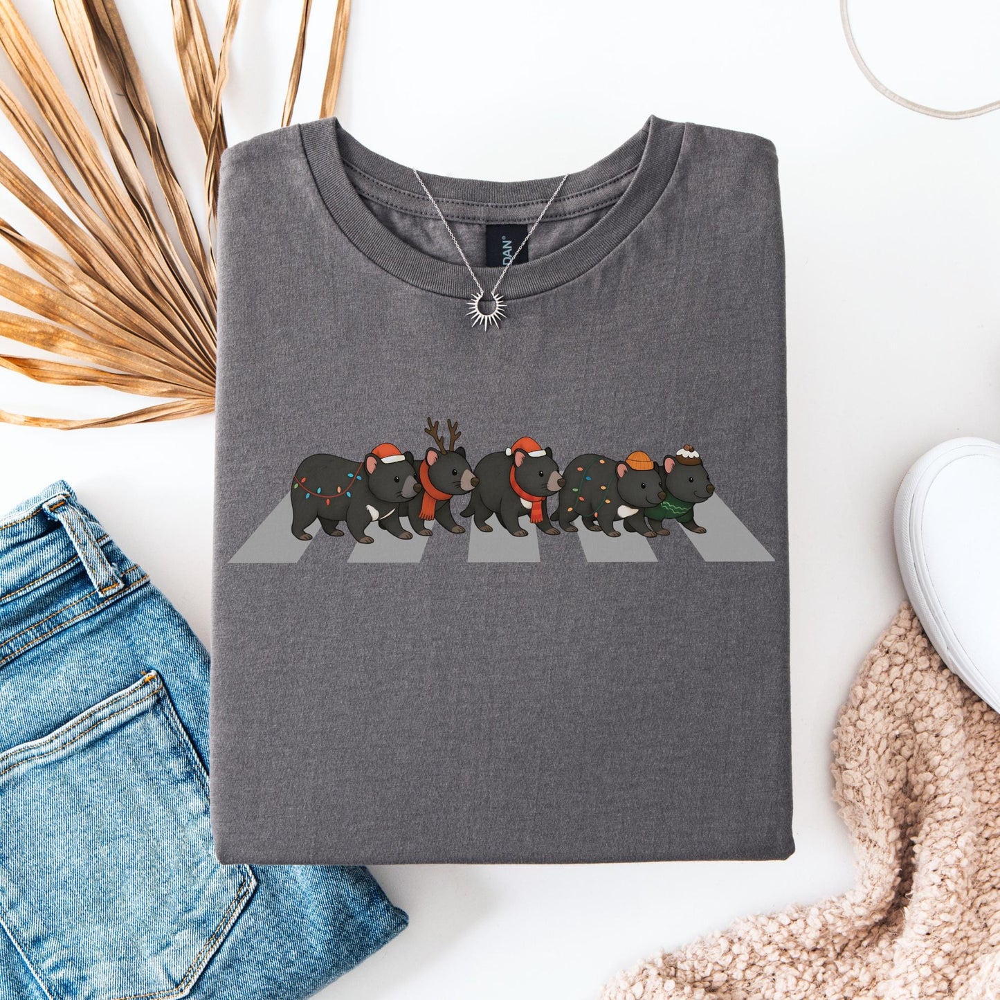Tasmanian Devil Christmas Shirt, Australian Animals Tee, Matching Family Aussie Christmas T-Shirt, Funny Christmas Shirts, Expat Xmas Gifts