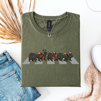 Tasmanian Devil Christmas Shirt, Australian Animals Tee, Matching Family Aussie Christmas T-Shirt, Funny Christmas Shirts, Expat Xmas Gifts