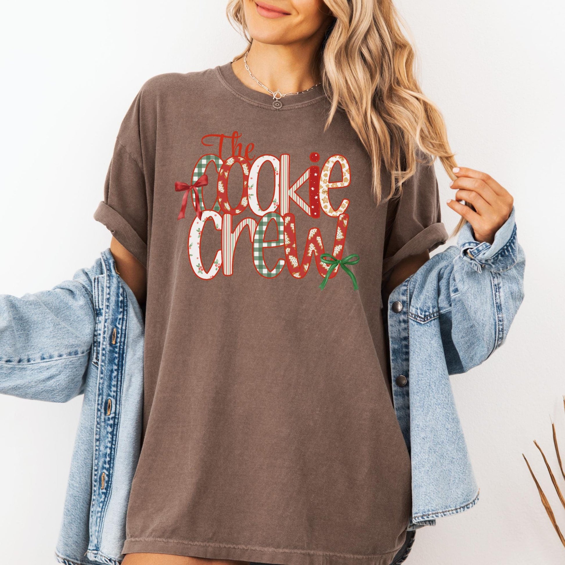 The Cookie Crew Comfort Colors Shirt, Christmas Baking Crew Shirts, Family Christmas Shirt, Matching Family Shirts, Gift for Baker, Holidays