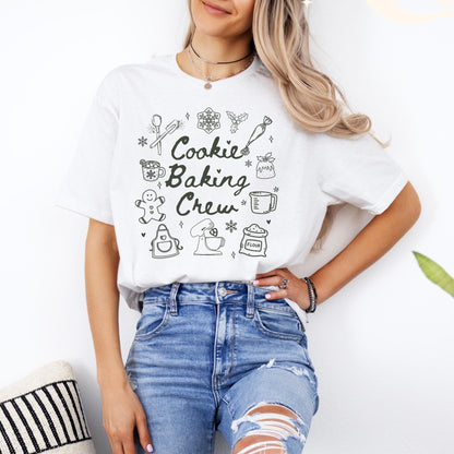 Custom Cookie Baking Crew Shirt, Christmas Baking Crew Shirts, Family Christmas Shirt, Matching Family Shirts, Gift for Baker, Holiday Gifts
