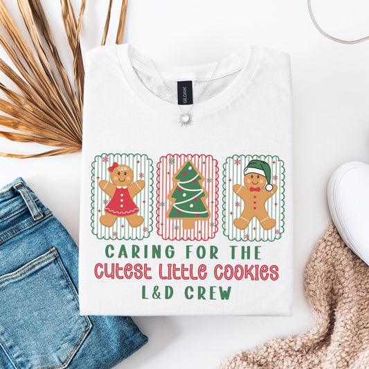 Christmas Labor And Delivery Nurse Shirt, L&D Nurse Christmas T-Shirt, OB Nurse Christmas Gift, Matching Labor Nurse Tees, Midwife Shirts