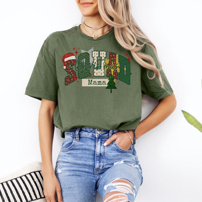 Custom Family Christmas Shirt, Personalized Name Xmas Shirts, Matching Holiday Christmas Tees, Family Christmas TShirt, Trendy Holiday Gift