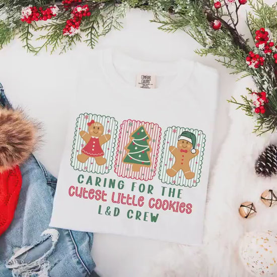 Christmas Labor And Delivery Nurse Comfort Colors Shirt, L&D Nurse Christmas T-Shirt, OB Nurse Christmas Gift, Matching Labor Nurse Tees