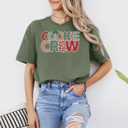 The Cookie Crew Shirt, Christmas Baking Crew Shirts, Family Christmas Shirt, Matching Family Shirts, Gift for Baker, Holiday Gift For Family