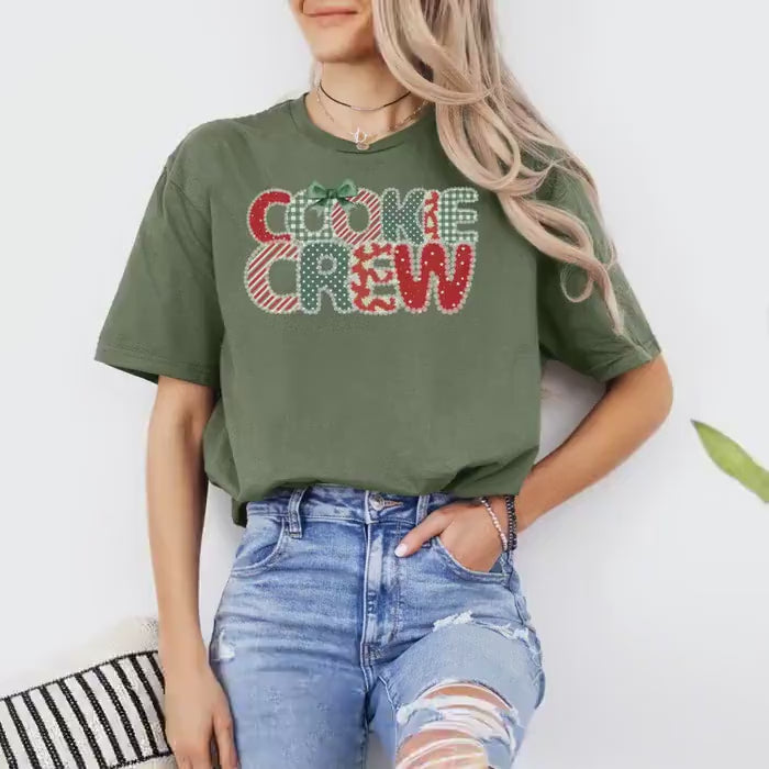 The Cookie Crew Shirt, Christmas Baking Crew Shirts, Family Christmas Shirt, Matching Family Shirts, Gift for Baker, Holiday Gift For Family