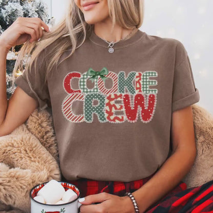 The Cookie Crew Comfort Colors Shirt, Christmas Baking Crew Shirts, Family Christmas Shirt, Matching Family Shirts, Gift for Baker, Holidays