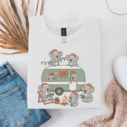 Koala Christmas Shirt, Australian Animals Tee, Matching Family Aussie Christmas T-Shirt, Funny Christmas Shirts, Cute Koala Gifts, Xmas Gift